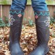 Embroidered Rain Boots Tutorial