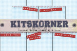 Blue Cross Stitch Journal Cards