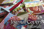 Fabric Pieced Journal Cover Tutorial