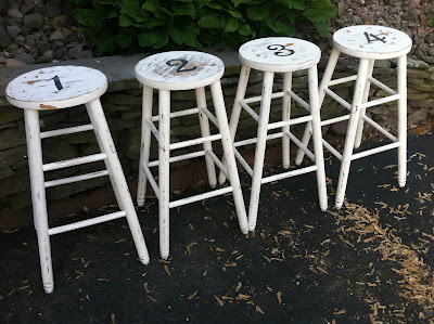 Inspiration Only : More Number Stools