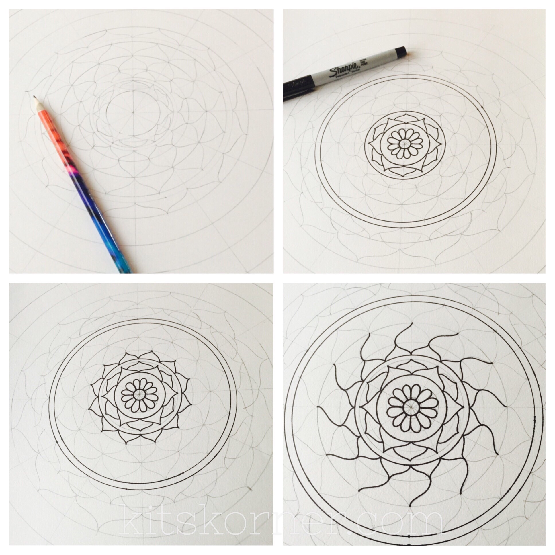 Sketchbook : The Making of a Mandala @ kitskorner.com