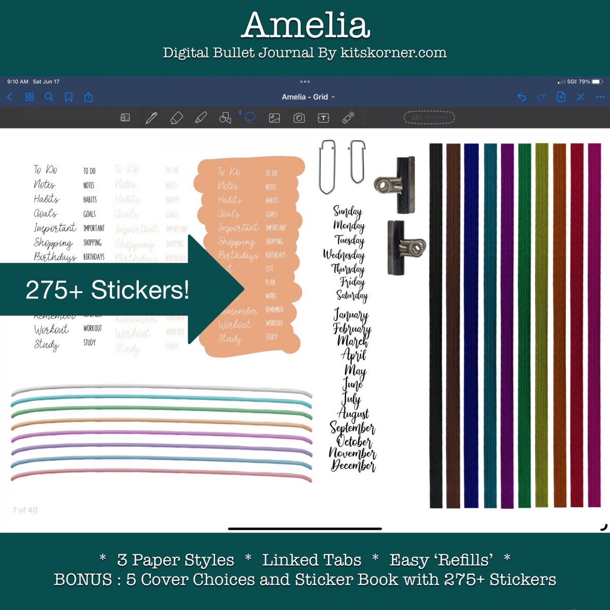 Amelia : Bonus Sticker Pack