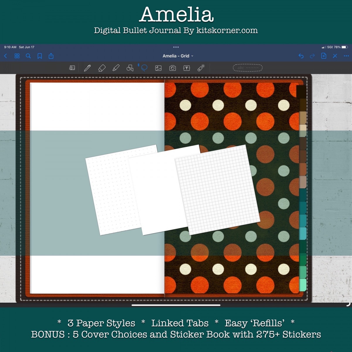 Amelia : Paper Styles