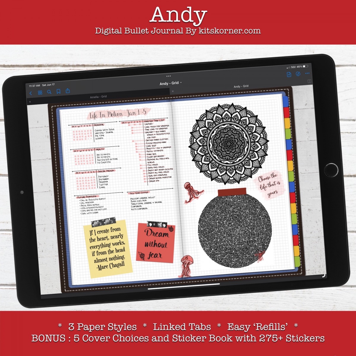 Andy : Sample Landscape Page