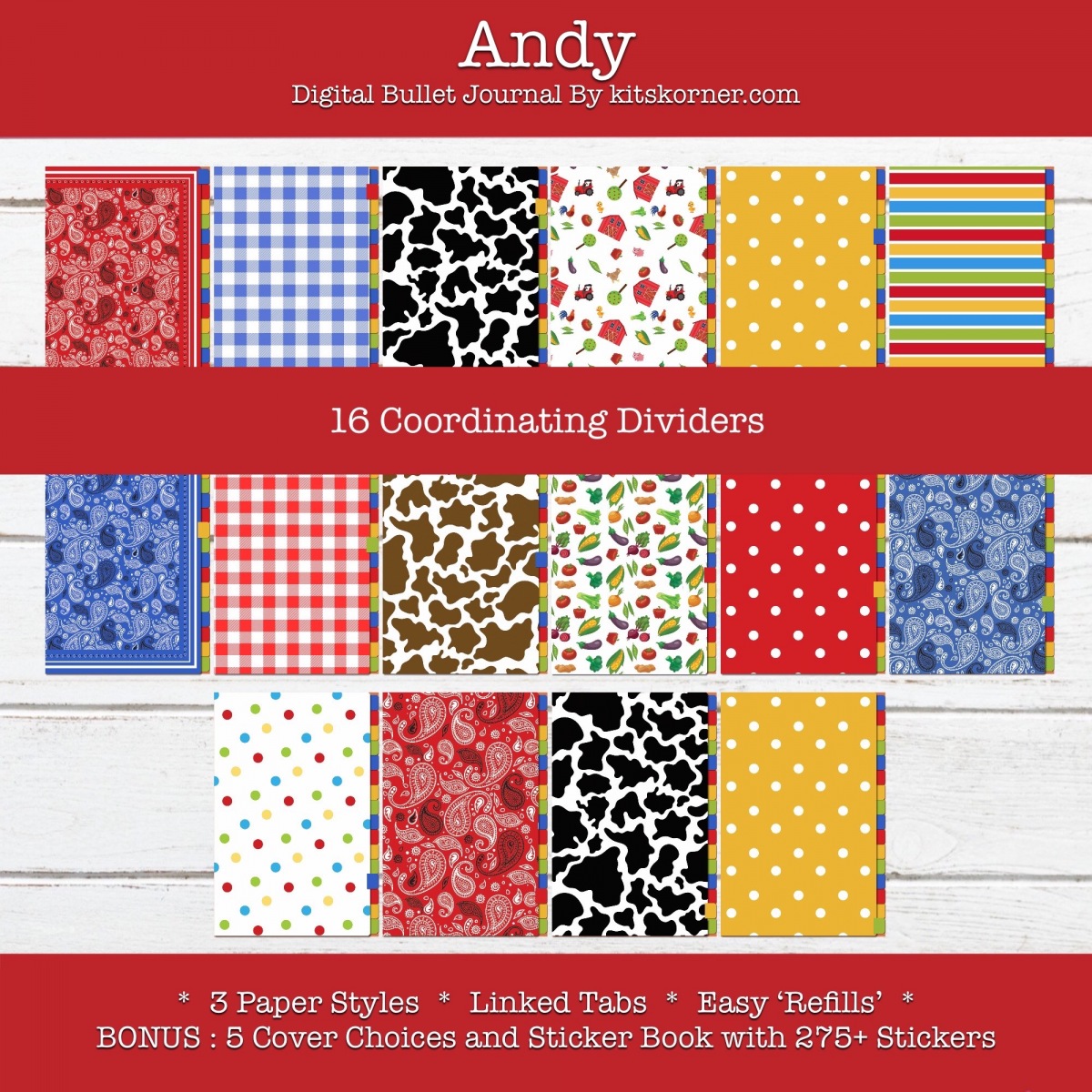 Andy : Dividers