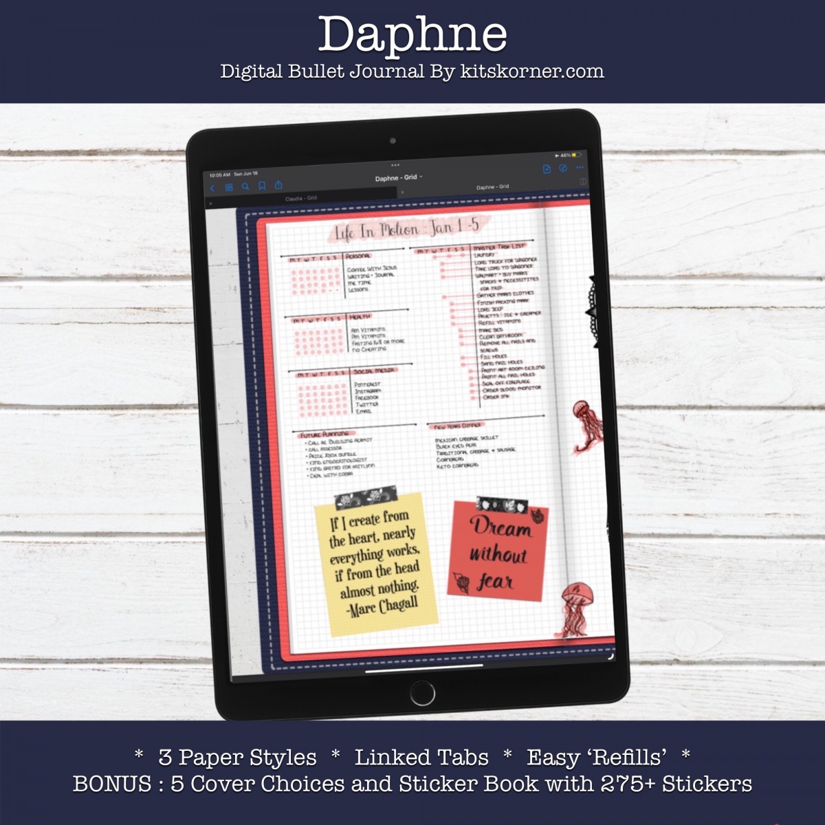 Daphne : Sample Portrait Page