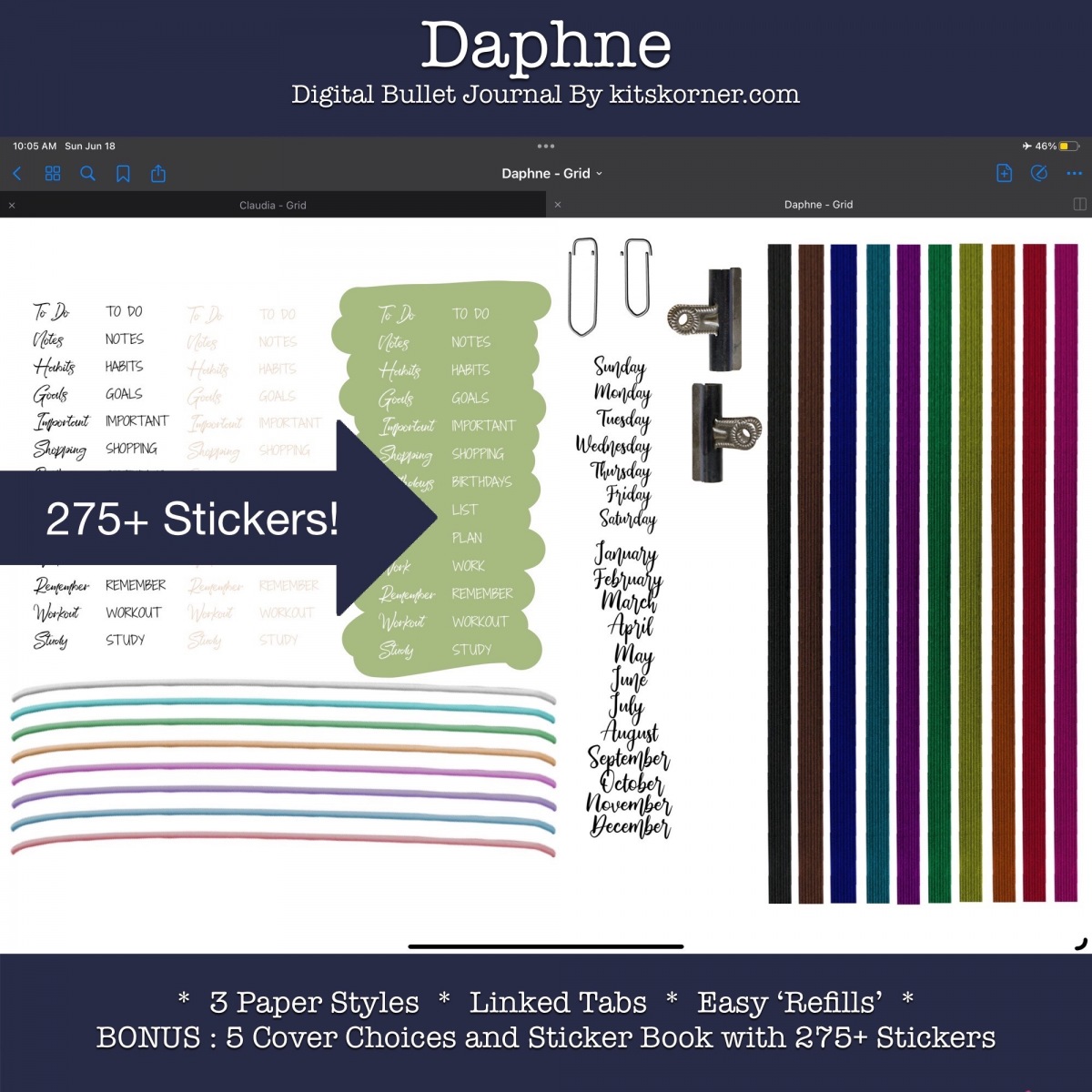 Daphne : Bonus Sticker Pack