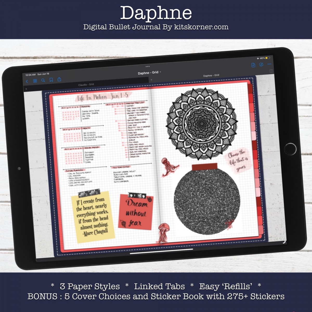 Daphne : Sample Landscape Page
