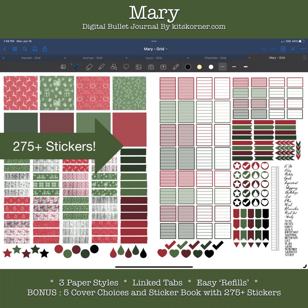 Mary : Sticker Pack