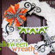 Halloween Paper PomPom Wreath