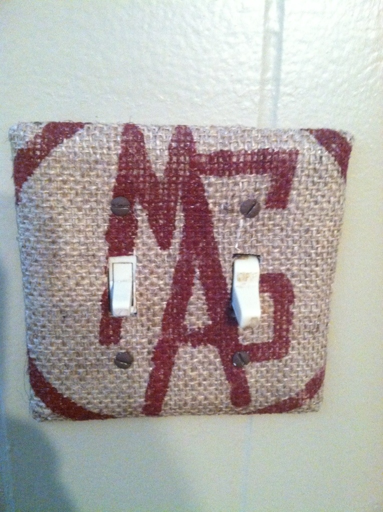 Burlap Switch Covers