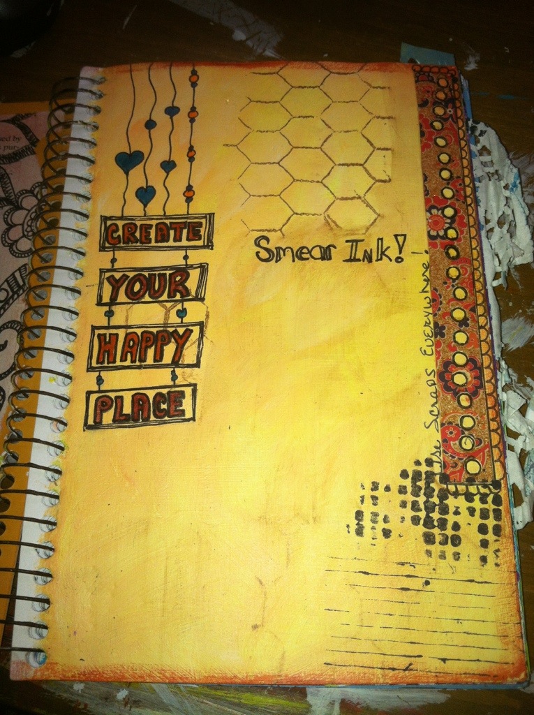 Happy Place : Art Journal Page