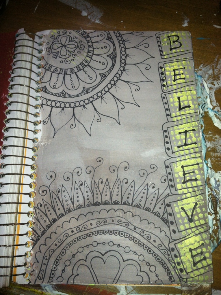 Doodled Art Journal Pages