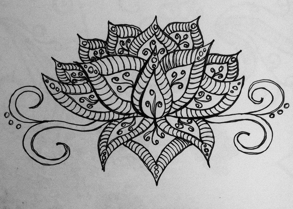 Sketchbook : Lotus Doodle