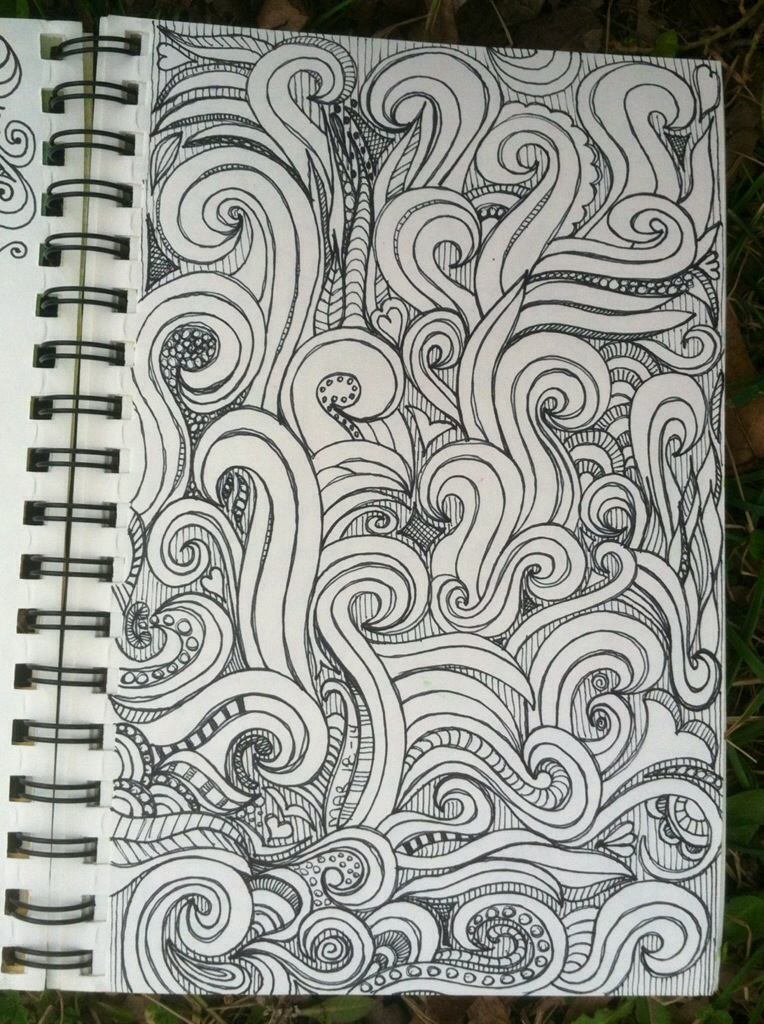 Sketchbook : Swirls Doodles