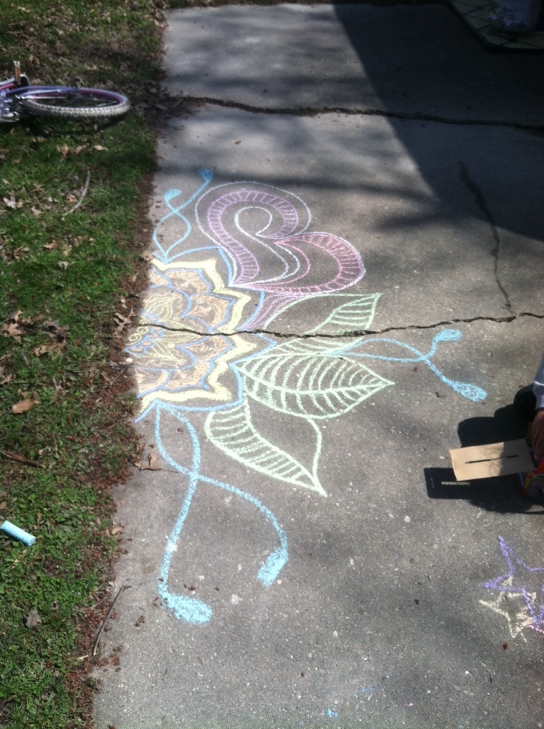 Sidewalk Doodling