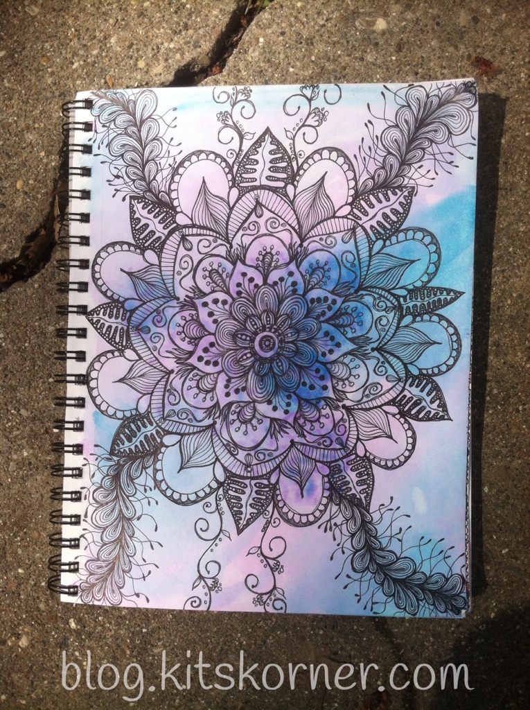 Sketchbook : Flower Mandala Doodle