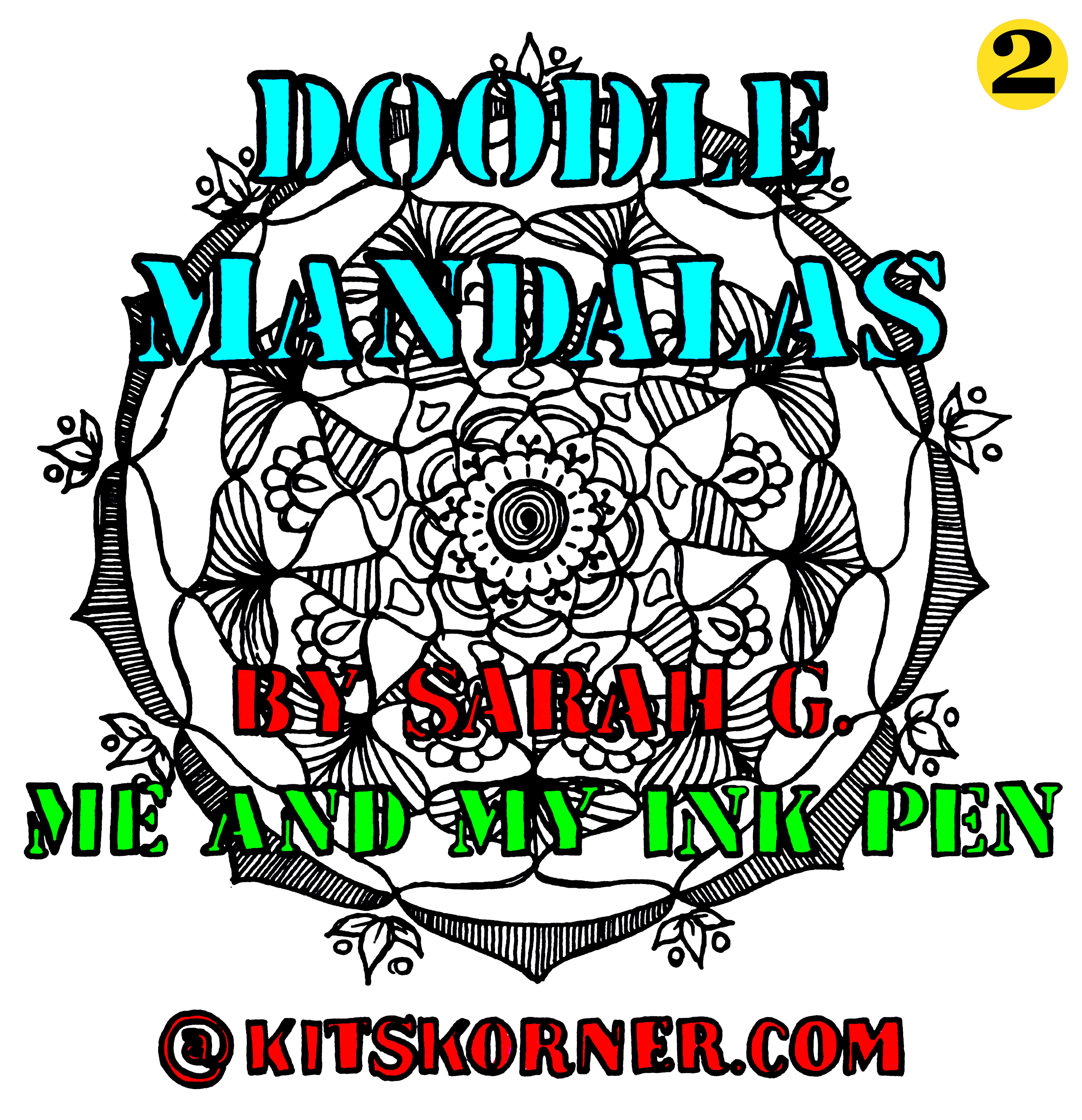 Free Coloring Book – Doodle Mandalas 2