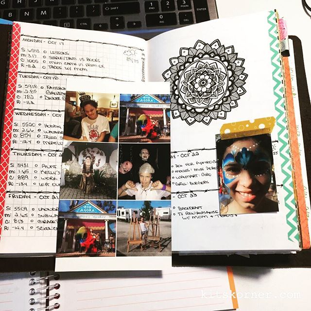 Selphy + PicStitch + BuJo = pure joy! Little 2x2 pics for the bullet journal...