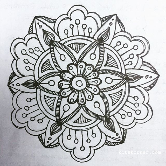 Dec 19-25 - Mandala Journal Closeup