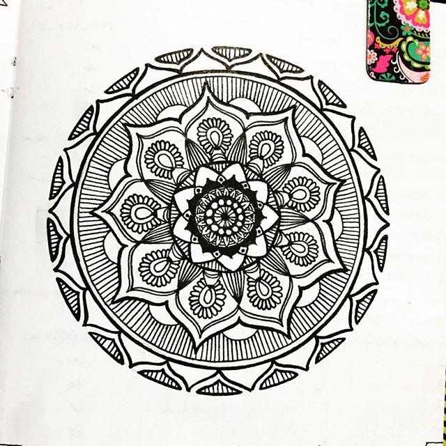 Mar 13-19 – Mandala BuJo Closeup…
