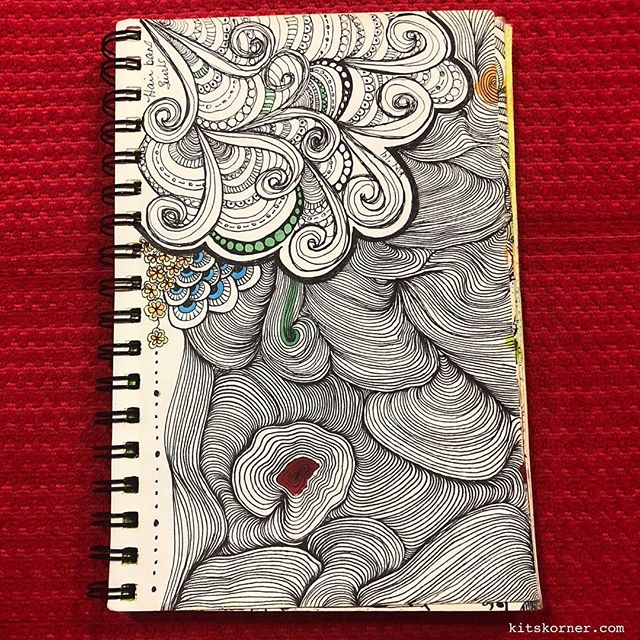 TBT : 2014 Sketchbook Zentagle Doodles 1/1/2014