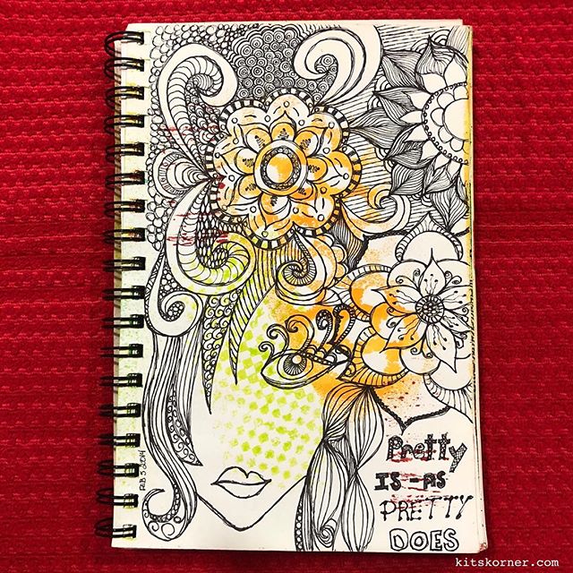 TBT : 2014 Sketchbook Zentagle Doodles 2/5/14