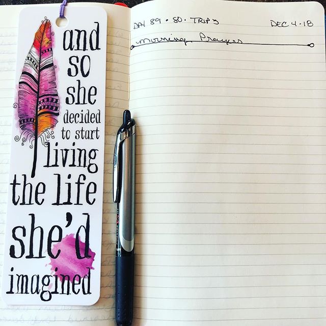 How do you start your morning? I write my prayers, look up and write my daily scriptures, and the paint one page in the Bible..