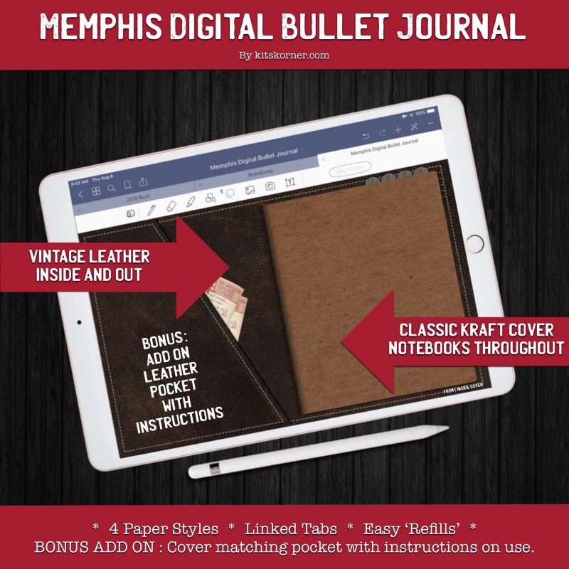 Memphis Digital Bullet Journal