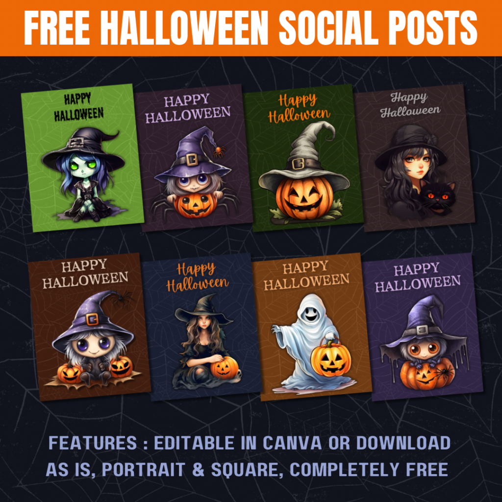 Free Halloween Social Posts